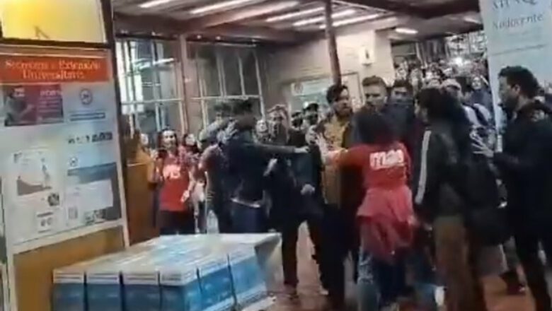 Agreden a estudiantes de Javier Milei en una universidad kirchnerista